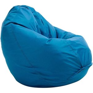 JGS ® Comfortabele Kinder Zitzak met Verwisselbare Hoes en Veiligheidsvulling in Blauwe Kleur