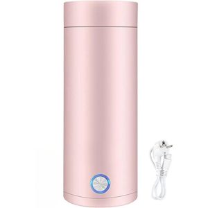Mini Waterkoker - Snelle Opwarming Voor Dagelijks Gebruik - Lichtgewicht En Compact Voor Reizen - Draagbare Reiswaterkoker In Roze Design