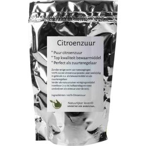 Citroenzuur 0,5 kilo - ontkalkingsmiddel