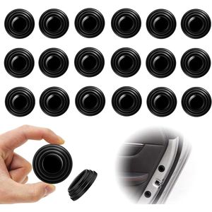 20 stuks autoschokdempers afdichtingen voor autodeur demper afdichting universele auto bumper deur randbescherming zwart autodeurbeschermingsstickers