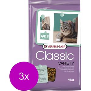 Versele-Laga Classic Variety Kat 4-Mix - Kattenvoer - 3 x 4 kg