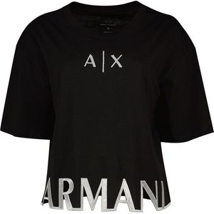 Armani Exchange 3dytag T-shirt Met Korte Mouwen Grijs S Vrouw