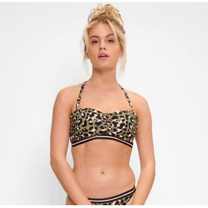 LingaDore Bandeau Bikini Top - 7105BB - Panter Print - 42