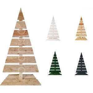 Floranica Kerstversiering Adventdecoratie - Houten Larikshout Kerstboom - Hoogte 92 cm - Niet geïmpregneerd