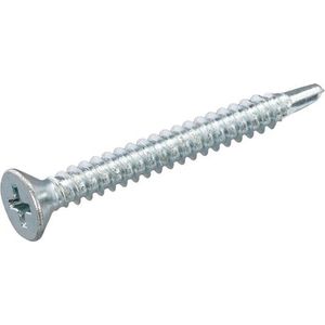 Hoenderdaal zelfborende plaatschroeven verzinkt PH-2 platverzonken kop 4,8 x 38 mm 200 stuks