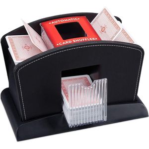 Kaartenschudmachine - Voor 4 decks - Automatische Kaartenschudder - Schudmachine voor Poker, Blackjack, Speelkaarten - Kaartmixer