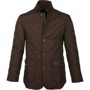 Barbour Jas Quilted Lutz Bruin - Maat 3XL - Heren - Tussenjas