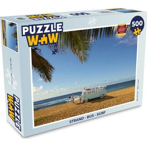 Puzzel Strand - Bus - Surf - Legpuzzel - Puzzel 500 stukjes