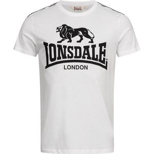 Lonsdale T-shirt Bies Sheviock Wit - Maat: XL