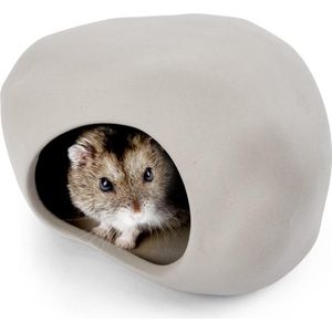 Keramische hamster Habitat Hideout - Syrische dwerghamster muizen Gerbils Lemmings (steenvormig)