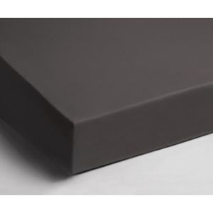 Zacht jersey hoeslaken grijs - 90x200 (eenpersoons) - soepel en comfortabel - ideale pasvorm - hoogwaardige kwaliteit