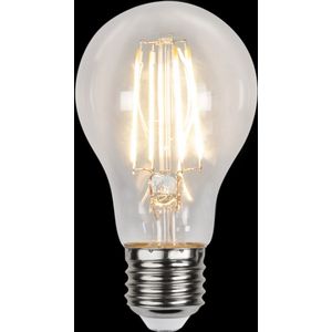 Schemersensor - Standaard bol - E27 - 4.2W - Extra Warm Wit - 2700K - Filament - Helder