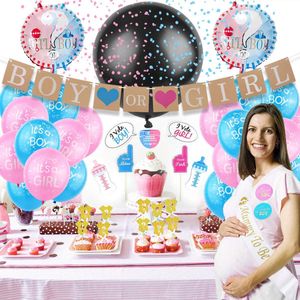 Gender reveal versiering - Boy or Girl - Gender reveal Set - Geslachtsbekendmaking - Babyshower