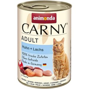 Animonda Carny Adult Kip + Zalm 6 x 400 gram -kattenvoer-natvoer-
