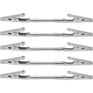 5 Stks Dubbele Kop Metalen Foto Clip Houder - Buigbaar - DIY Kaart Foto Memo Clip Houder .