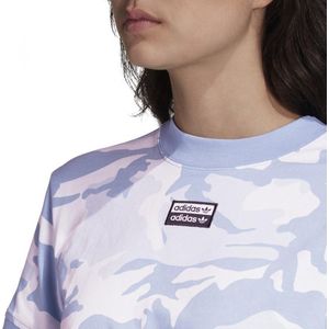adidas Originals Cropped Tee T-shirt Vrouwen Blauwe 34