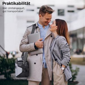 Fietsstuurtas Waterdichte - E-bike en fiets - Voorkant stuur - Mobiele telefoonhouder - Verstelbaar touchscreen - Afneembare schouderriem