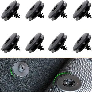 Vloermatten clip automatten houder autotapijt houder 8 stuks fixclips vloerhouder automatten drukknop tapijt houder vast