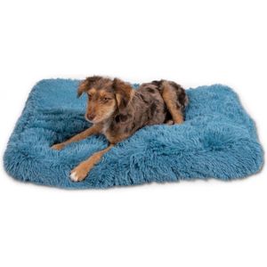 Jack and Vanilla Bubble Hondenbed - Blauwe hondenkussen - JV hondenbed - petrol - 90 x 60 cm
