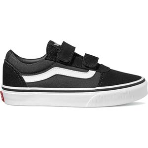 VANS YT Ward V (SUEDE/CANVAS)BLACK/WHITE -Maat 36