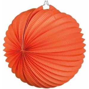 Lampion oranje 22 cm