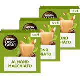 Nescafé Dolce Gusto capsules Almond Macchiato - vegan koffie - 36 koffiecups - geschikt voor 36 koppen koffie
