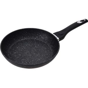 Oneiro’s Luxe Koekenpan - Gesmeed Aluminium – ø24 x H 5 cm – koken – tafelen – keuken – koekenpan – inductie – gas – potten – pannen