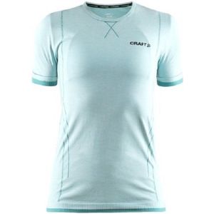 Craft - Active Korte Mouwen - Thermoshirt - Dames - Lichtblauw - Maat XL