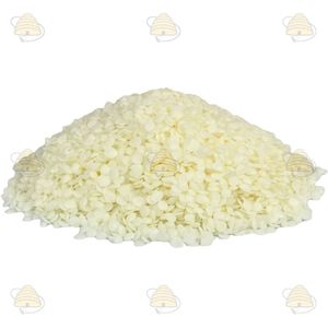 witte bijenwas korrels 500 Gram - witte bijen wax - 100% organisch natuurlijke - White beewax - 500 gram