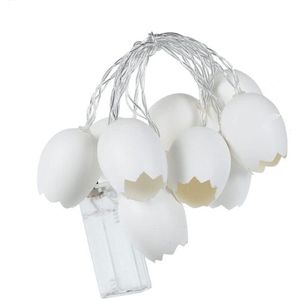 Gadgetpoint | Pasen | Easter | Paashaas | Verlichting | Paasverlichting | Lichtslang met 10 Lampjes | Ei Eggs