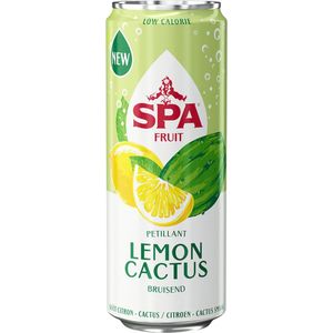 Spa Fruit - Sparkling Lemon Cactus - Blik - 24 x 250 ml