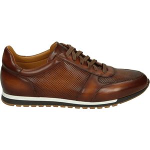 Magnanni 24443 - Lage sneakersHeren sneakersVrije tijdsschoenen - Kleur: Cognac - Maat: 39