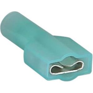 Vlakstekker volledig geisoleerd Blaauw 1.5 - 2.5mm² (100 stuks)