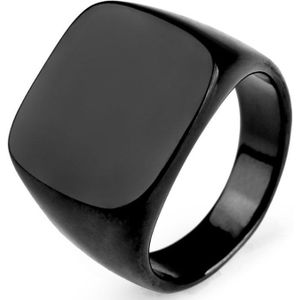 Di Lusso - Ring Quade - Stainless Steel - Zwart - Heren - 20.00 mm