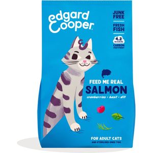 Edgard & Cooper Kattenvoer Brokjes - Graanvrij - Verse Zalm - 4kg
