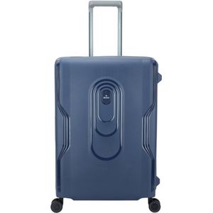 Decent Harde Koffer / Trolley / Reiskoffer - 66 cm (Medium) - OnTour - Blauw