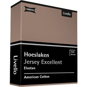 Livello Hoeslaken Jersey Excellent Brown 250 gr 180x200 t/m 200x220