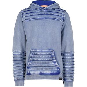 4PRESIDENT Sweater jongens - Clematis Blue - Maat 110 - Jongens trui