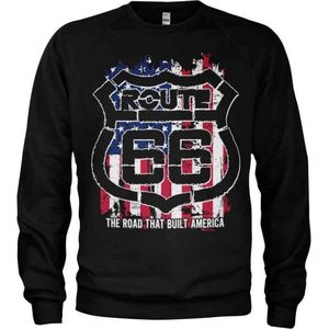 Route 66 Sweater/trui -XL- America Zwart