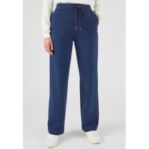 Damart - Broek van Ottoman tricot - Vrouwen - Blauw - L