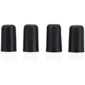 Antislip Cello Endpin Kapjes 4 Stuks - Zwart Rubber - Instrument Beschermers