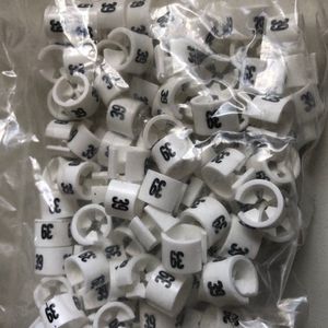 Minimarker wit/zwart 39 100st