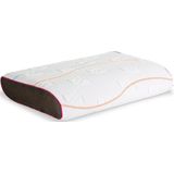 Pillow You Fuchsia| Hoofdkussen | Ergonomisch | Geschikt voor rugslapers en zijslapers | Wasbare tijk op 60 graden | Ventilerend | Anti allergeen | Traagschuim |