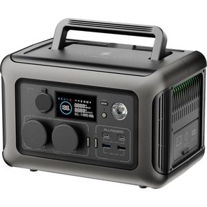 Draagbare generator - 1200 W - 2 x 600W - Powerstation - Krachtcentrale - 9 apparaten tegelijk - Outdoor generator - Snel laden - Zonne-energie