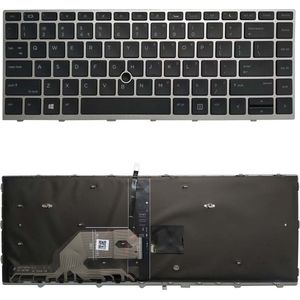 Notebook Toetsenbord geschikt voor o.a. HP ProBook 430-G5 / 440-G5 / 640-G5 Series - P/N: 6073B0140501