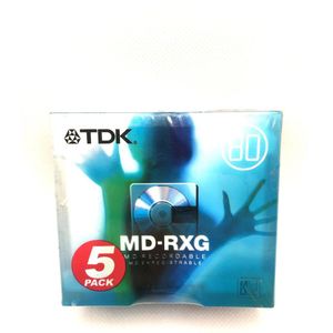TDK 80 MD-RXG Mini Disc 5 Pack