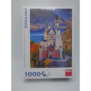 Puzzel kasteel Neuschwanstein , 1000 stukjes.