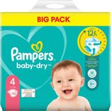 Pampers Baby Dry Luiers Maat 4 (9-14 kg) 70 stuks