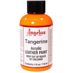 Angelus Leather Acrylic Paint - textielverf voor leren stoffen - acrylbasis - Tangerine - 118ml