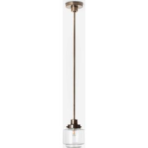 Art Deco Trade - Hanglamp Getrapte Cilinder Small Helder 20's Brons